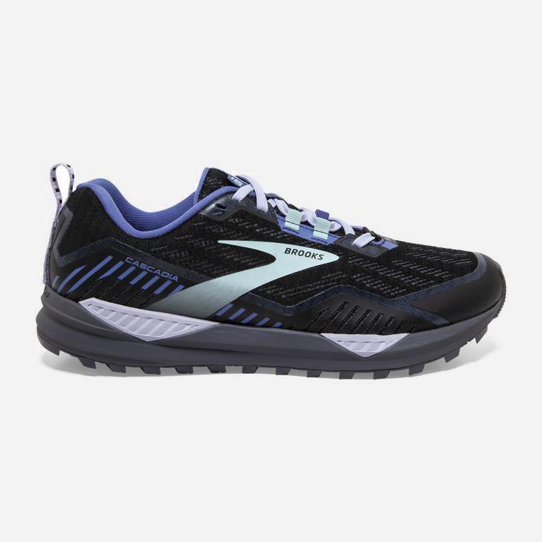 Ténis Brooks Cascadia 15 Gtx Sapatilhas Trail Running Mulher Pretas /Azuis (28360ZJGC)